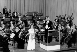 Theodora Geraets in 1985 met het PSO