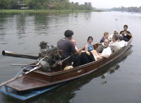 Making a tour on the canals