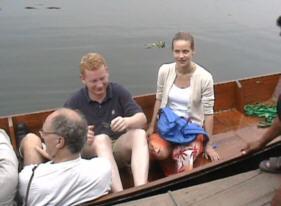 Frans Berens, Ren� van der Weerden and Inge de Weerd ready for take-off