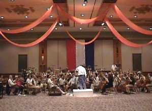 PSO rehearsing for Queen-s Birthday Concert in Almari Watergate Hotel