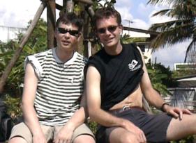 PSO Web Team working on their tans.