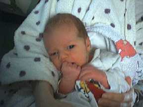 News from back home: Hein-Otto became the proud father of Lianne.