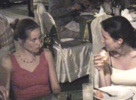 Inge de Weerd and Wietske Lambert evaluating food and more...