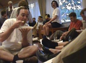 Steve McClain enjoying the orchestra-picnic.