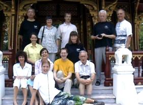 The viola section prays for better luck this concert.