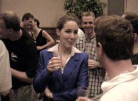 Chantal Bakker in a likewise charming creation.