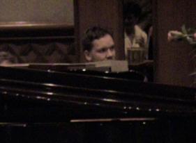 Richard vd Heyden on the piano.