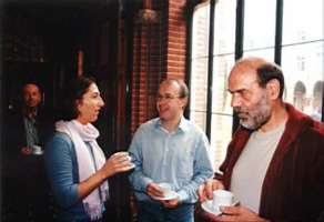 Jacques (rechts) kan nog wel een derde kopje koffie gebruiken.