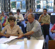 Voor de pauze werden talloze stukken besproken en aangenomen.